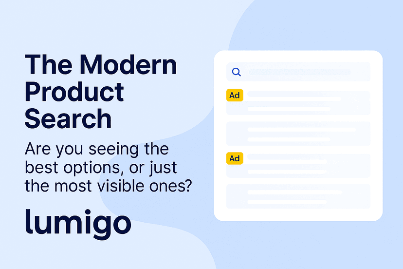 Product Search Software: how to find what you need with Lumigo algorithm