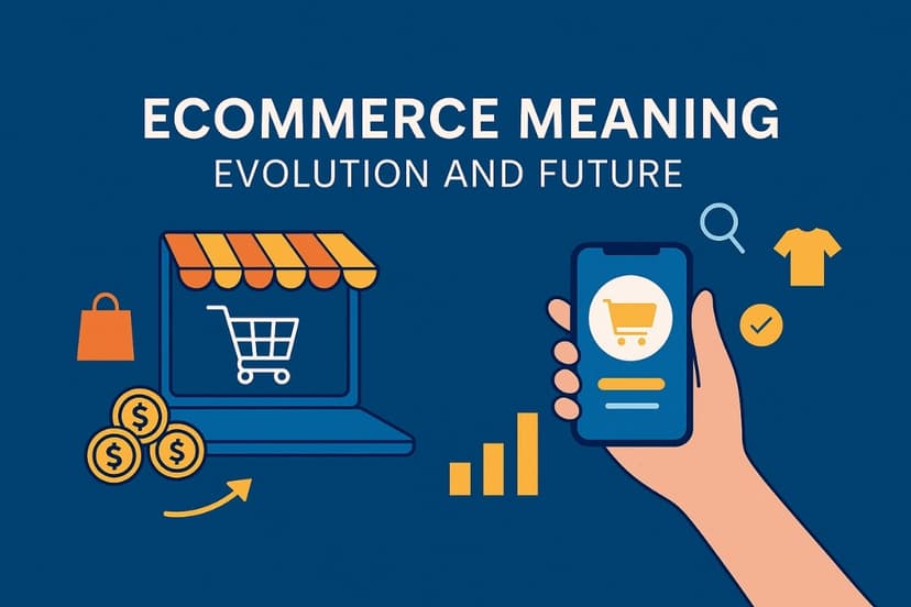 Ecommerce meaning: definition, evolution and what happen next